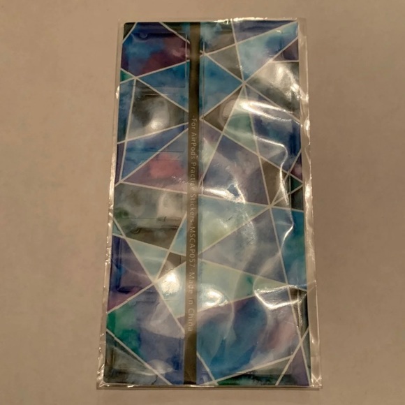 Apple Airpods Skin Stickers Blue - Picture 1 of 1